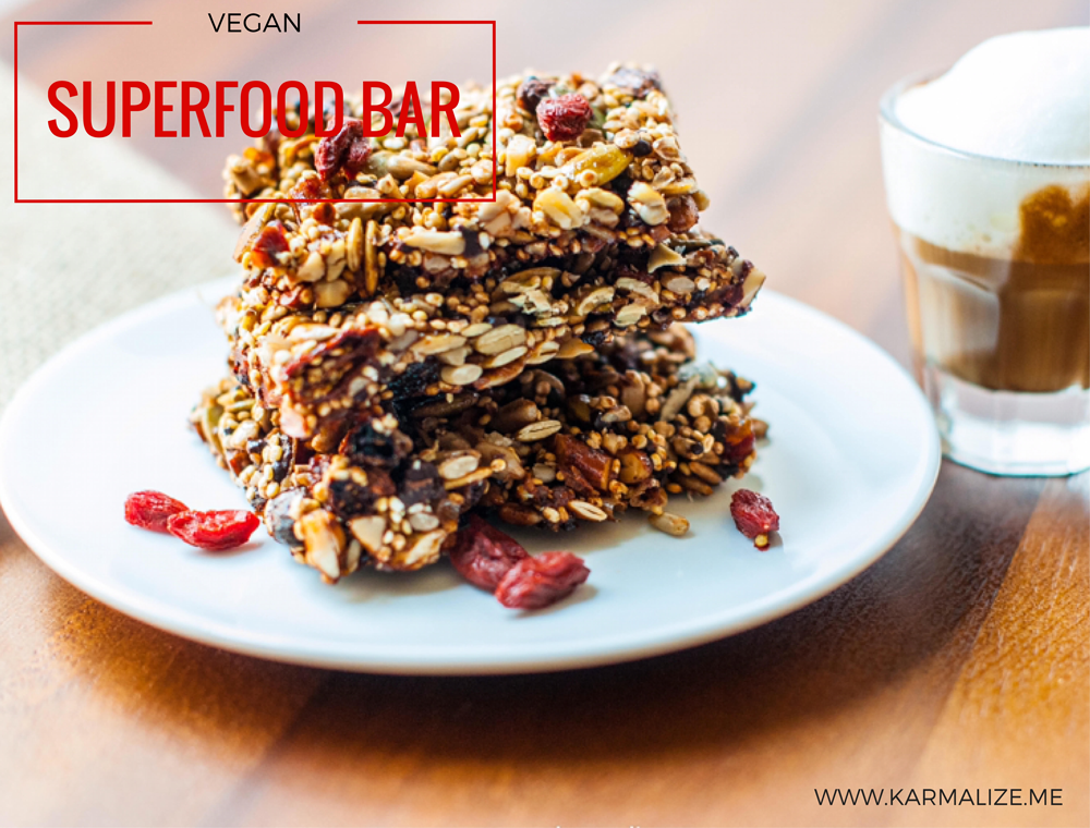 Vegan Superfood Bar - Karmalize.Me