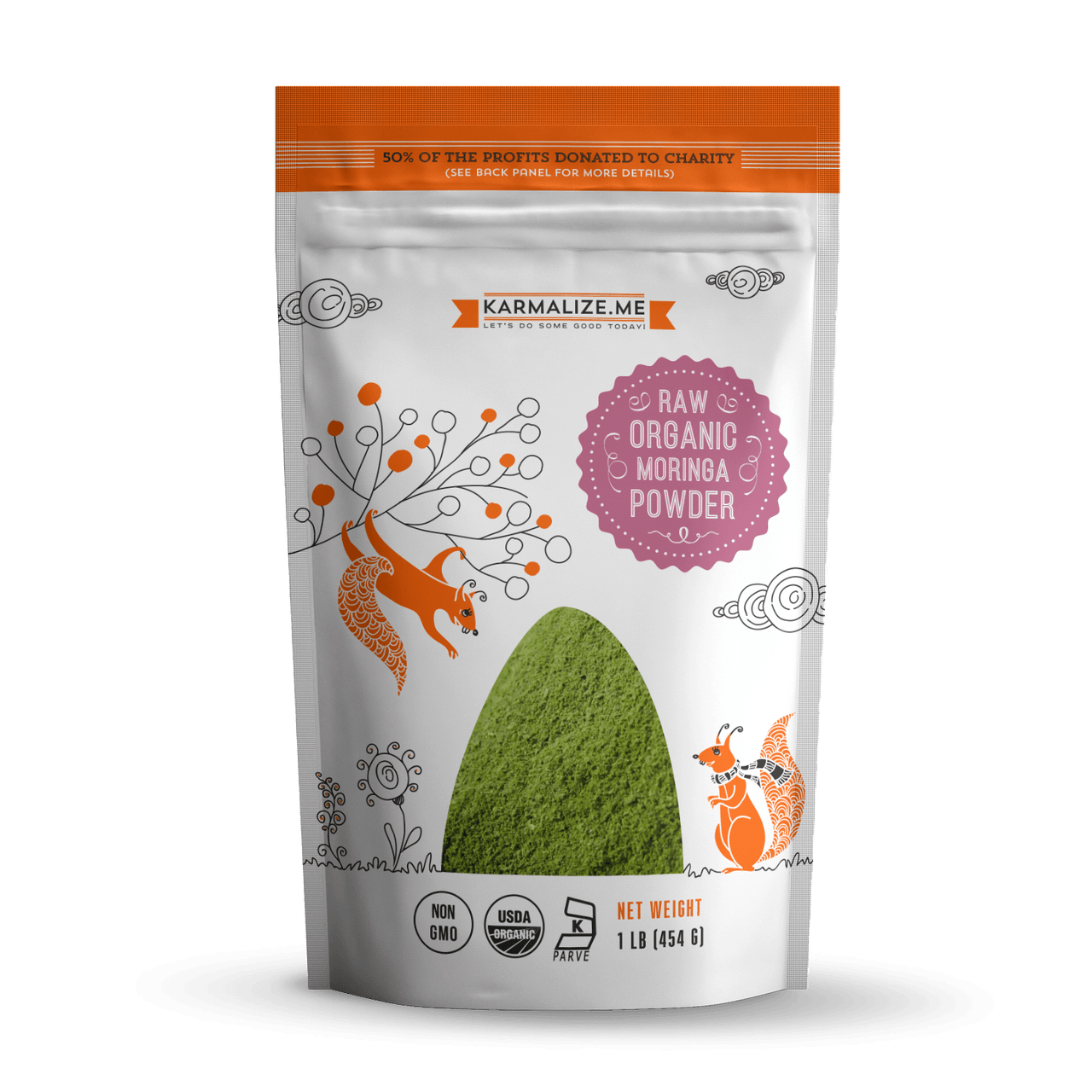 Organic Moringa Powder.