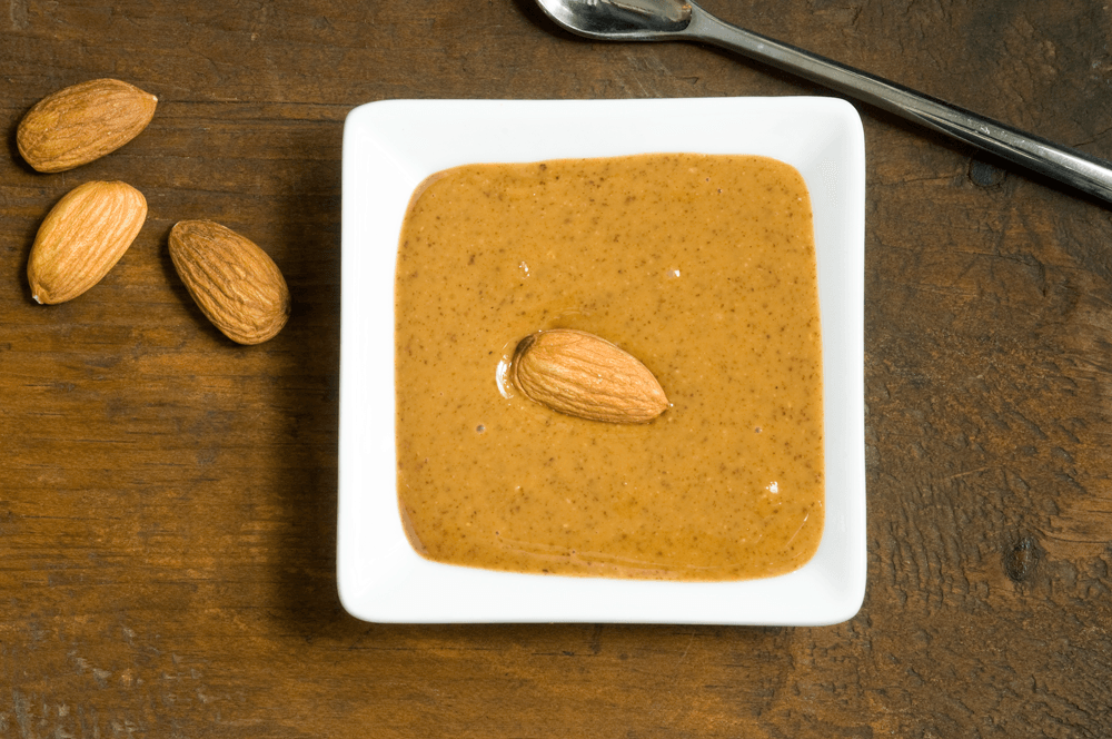 Organic Almond Butter  - Freshly Made - served on a bowl