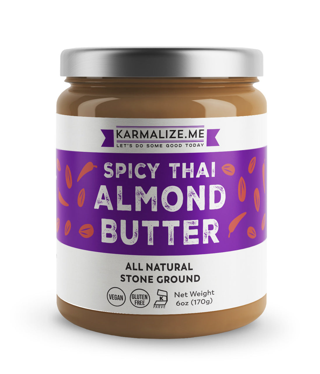 Vegan Spicy Thai Almond Butter.