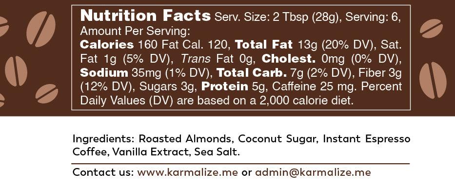 Morning Joe Spread -  Freshly Made - Nutrition Facts